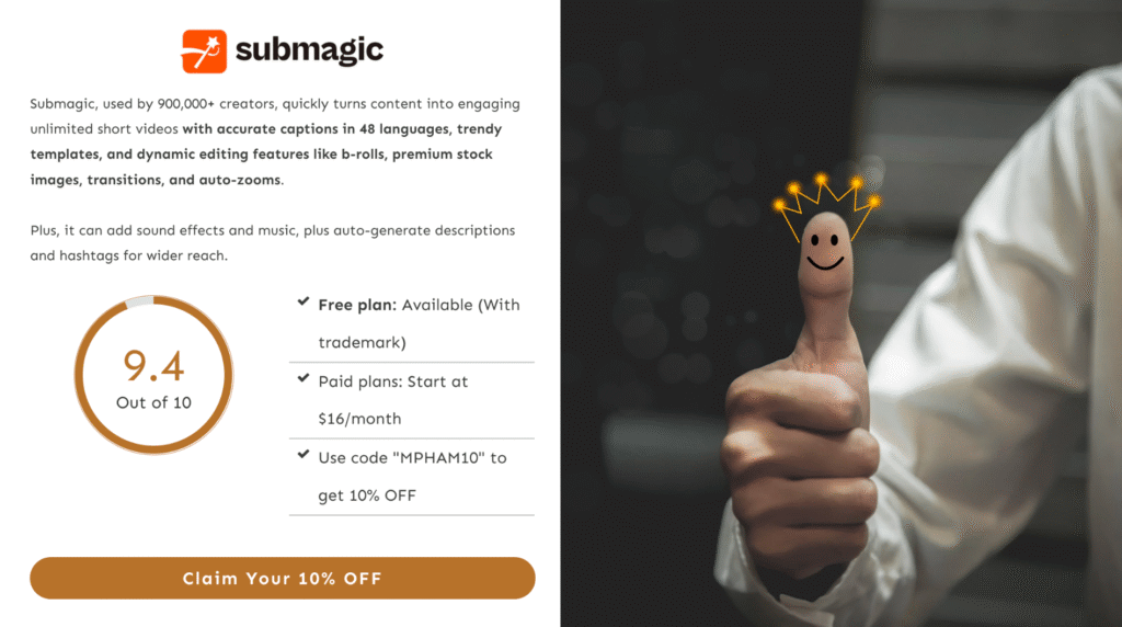 Submagic Ai Review- keypoints